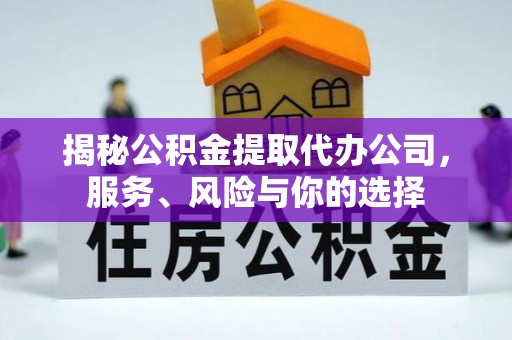梅江揭秘公积金提取代办公司，服务、风险与你的选择
